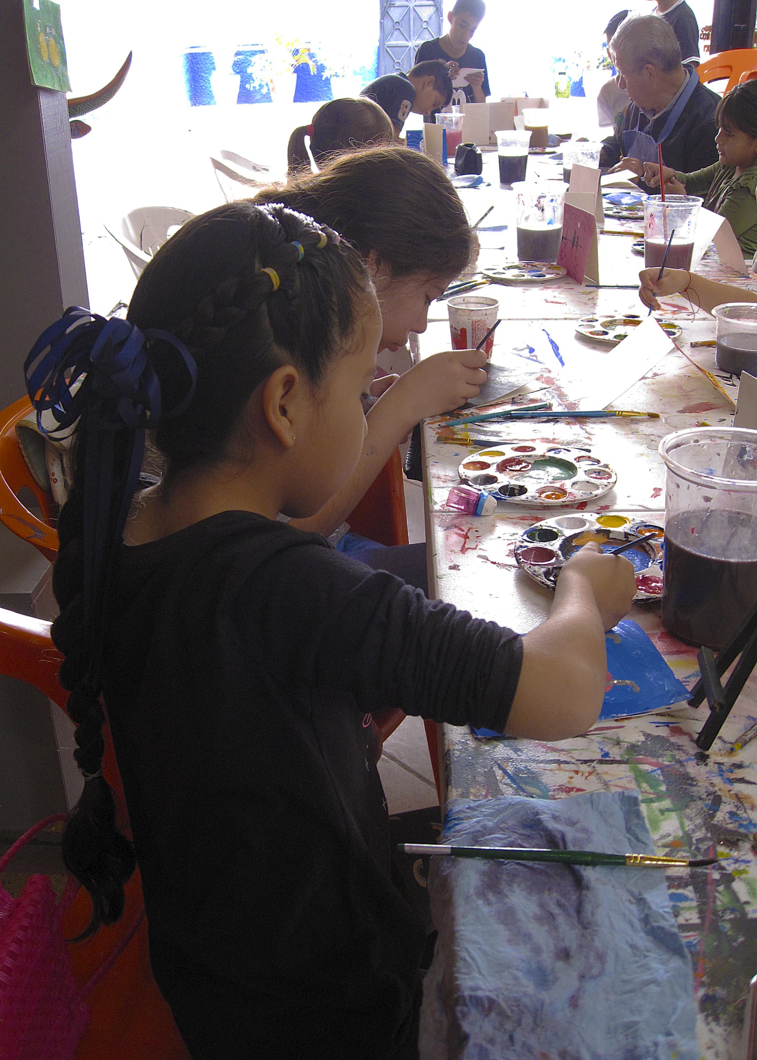 Typical Saturday morning class